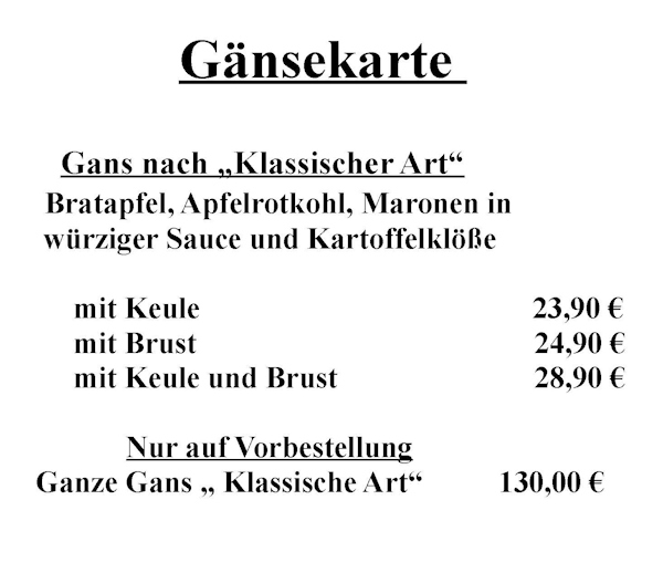 Gänsekarte